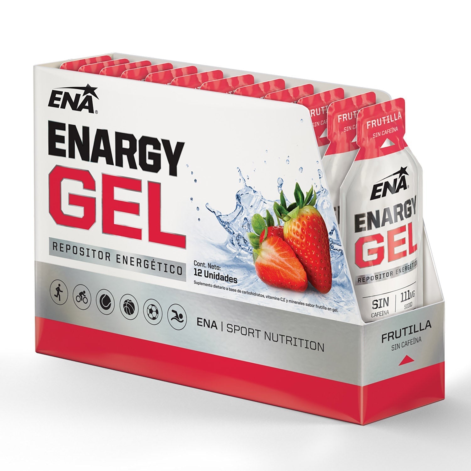 Enargy Gel - Sin Cafeína 12 Unidades