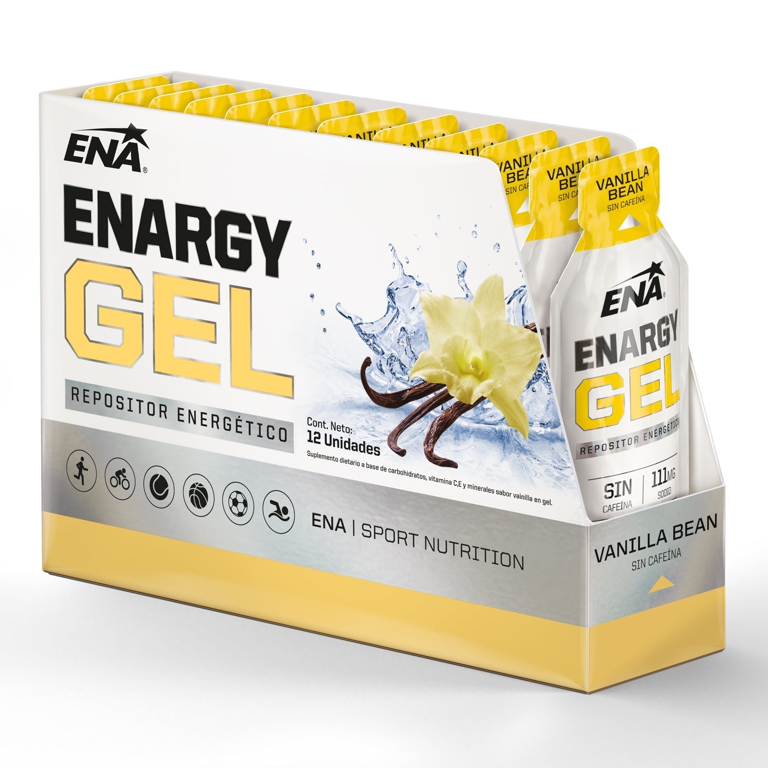 Enargy Gel - Sin Cafeína 12 Unidades