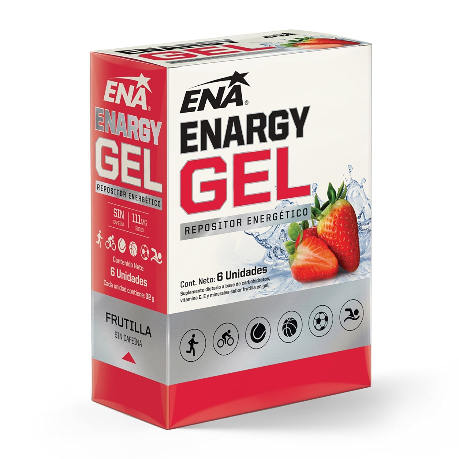 Enargy Gel - Sin Cafeína 12 Unidades