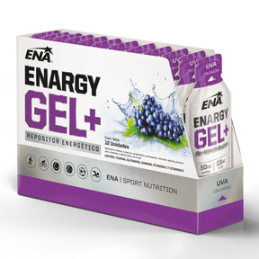 Enargy Gel+  Con Cafeína 12 Unidades